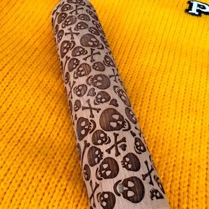 Skeleton Engraved Mood Wood